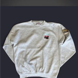 Fox Gray Crewneck Men's Sweater
